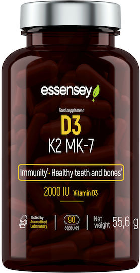 Essensey Nutrition D3 K2 Mk-7 (90 Caps)