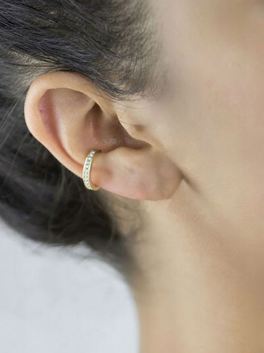 Copper Earrings Fashionable Classic K02 Gold