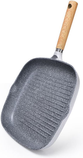 Fissman Shadow Borneo Grătar Din Aluminiu Cu Acoperire Interioară Antiaderentă