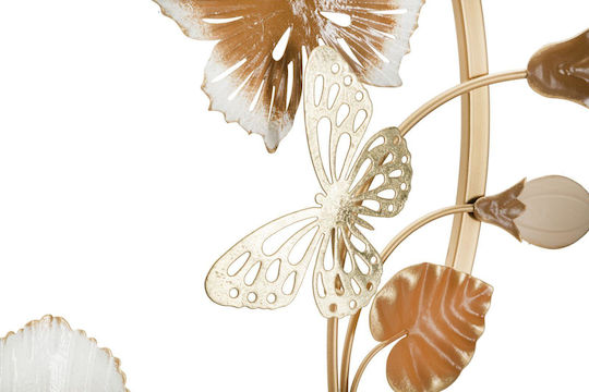 Mauro F Wanddekoration Gold aus Metall 63.5x5.1x58.4cm