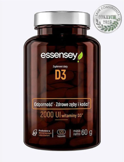 Essensey Nutrition D3 2000iu (120 Caps)