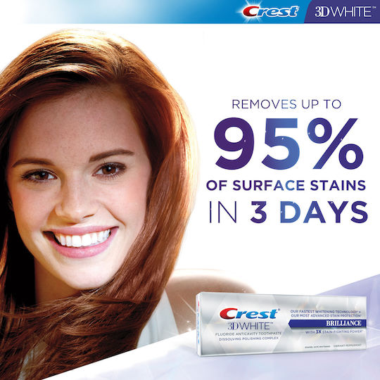 Crest 3D White Brilliance Οδοντόκρεμα για Λεύκανση 24gr
