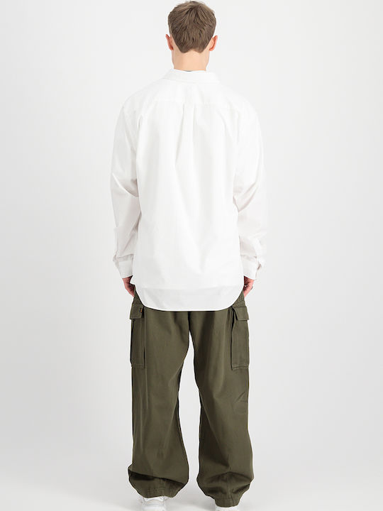 Men's Jeans Pants with Loose Baggy Fit Dark olive oil