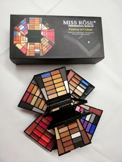 Σετ Μακιγιάζ Miss Rose Festival, 104 Χρώματα
