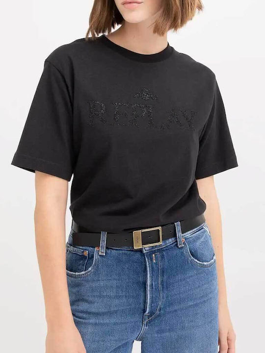 Damen T-Shirt Schwarz