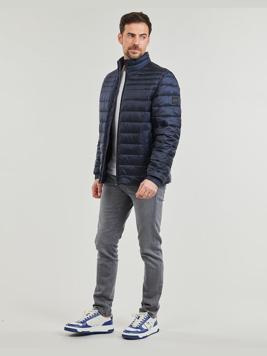 Hugo Boss Men's Winter Puffer Jacket Navy Blue