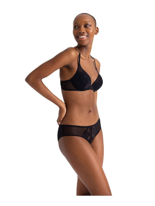Γυναικεία Slip 2Pack Μαύρα