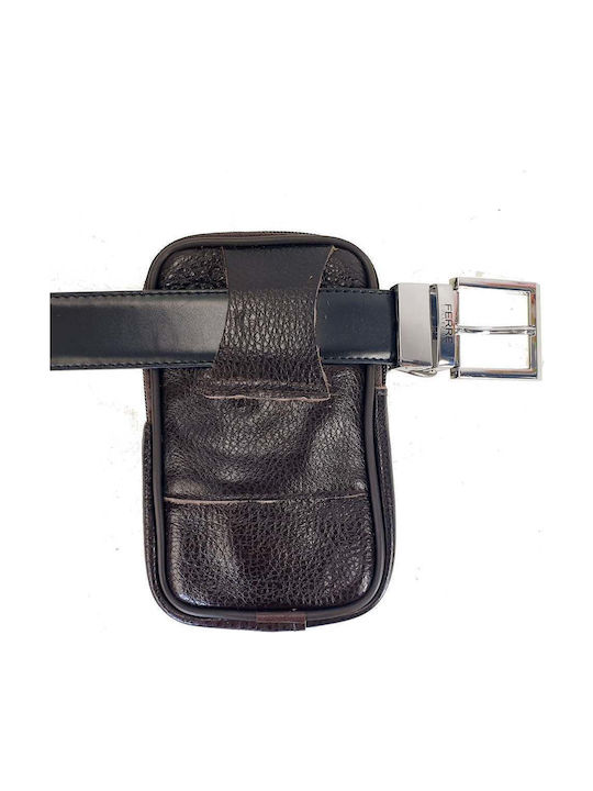 Leather Men's Bag Shoulder / Crossbody Brown
