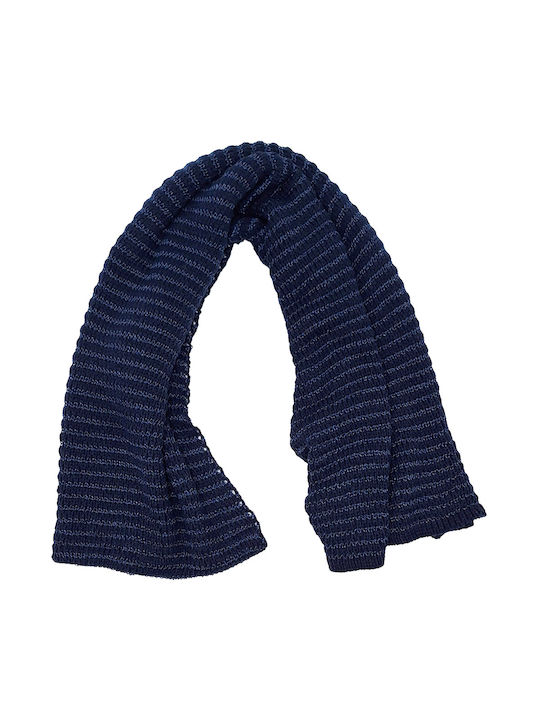 Verde Women's Knitted Scarf Blue