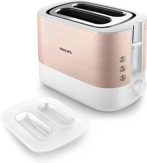 Philips Viva Collection Toaster 2 Schlitze 1050W Rosa
