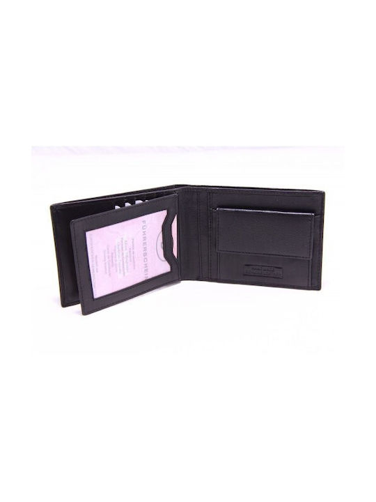 G.M Men's Leather Wallet Black