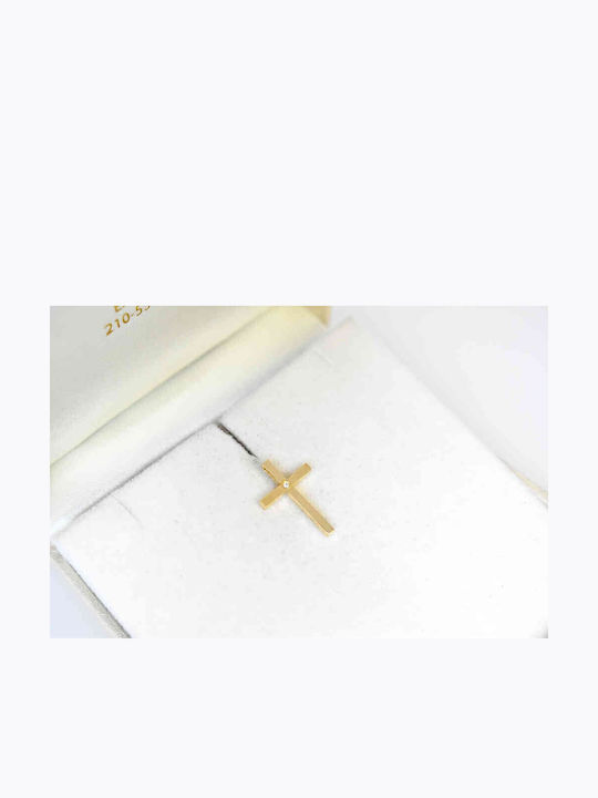 Katsigiannis Women's Gold Cross 14K with Chain