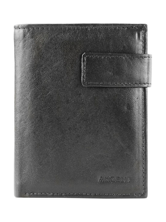 Leather Men's Wallet Classic Black