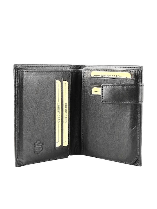 Leather Men's Wallet Classic Black