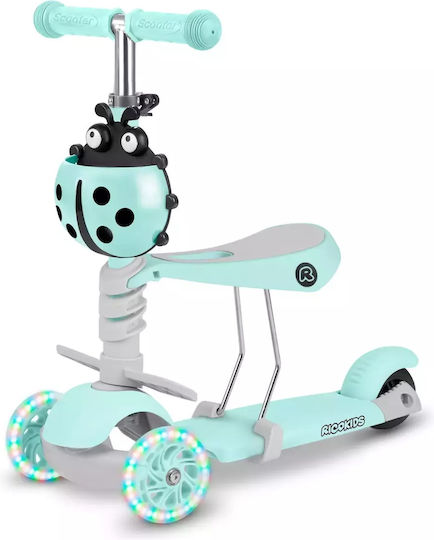 Ricokids Kinderroller Buggy 3-Rad mit Sitz Grün