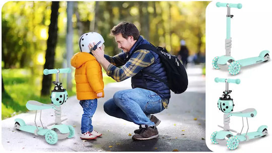 Ricokids Kinderroller Buggy 3-Rad mit Sitz Grün