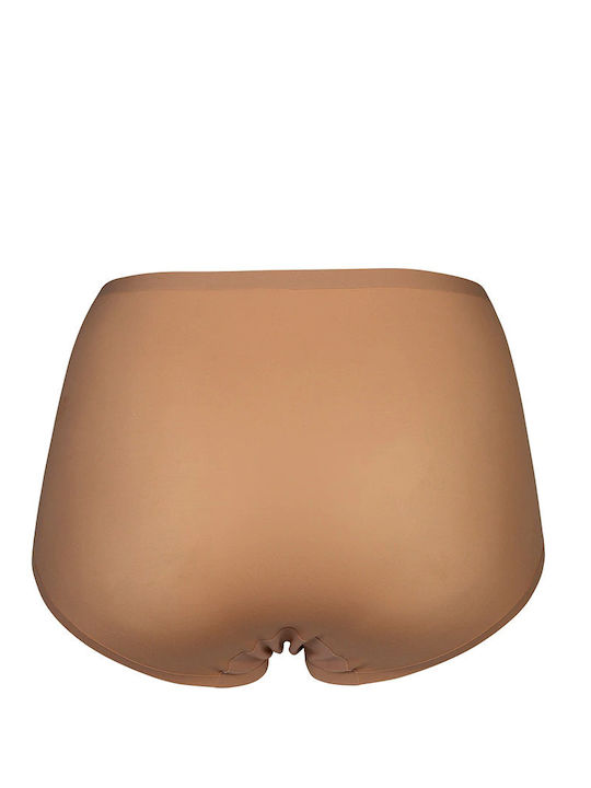Hohe Taille Damen Slip 2Pack Nahtlos Schwarz