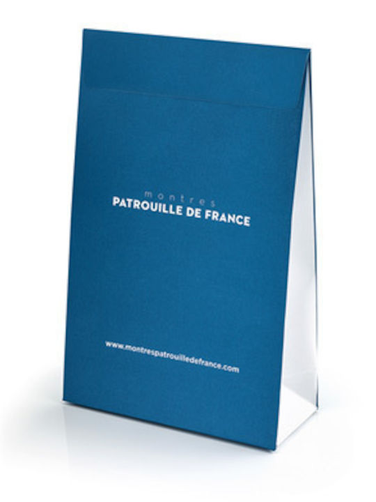 Patrouille De France Ceas Barbati Automat cu Curea din Pieile Neagră