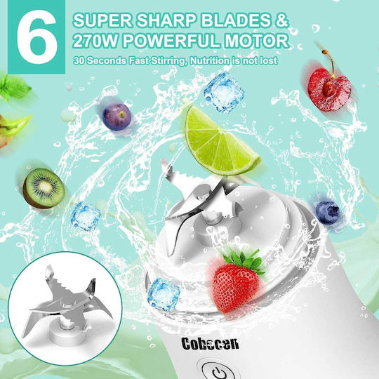 Cobocen A9 Blender with Plastic Jug 600 ml 270W White
