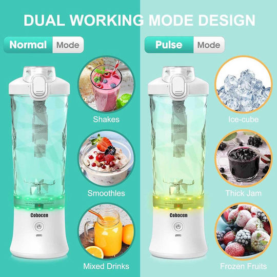 Cobocen A9 Blender with Plastic Jug 600 ml 270W White