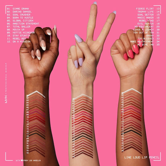 NYX Professional Makeup Line Loud Молив за устни 30 Leave A Legacy