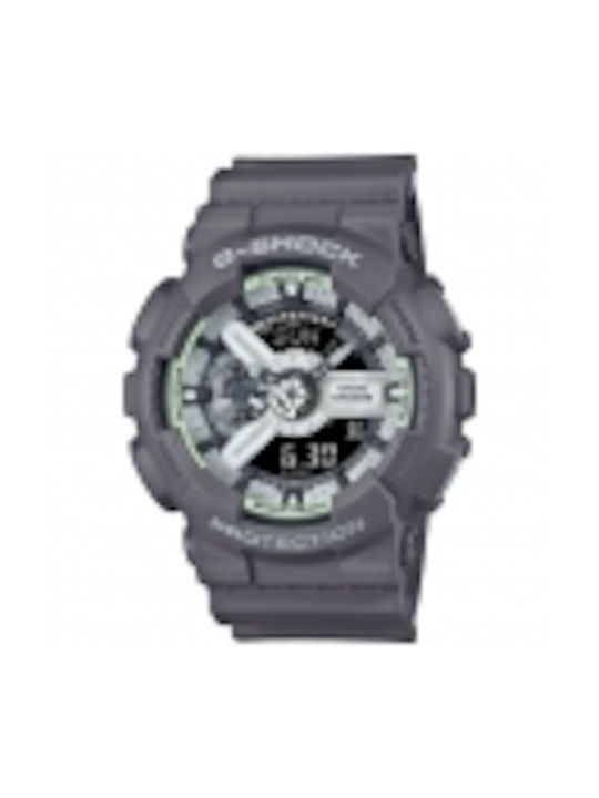 Casio Watch Battery with Gray / Gray Rubber Strap