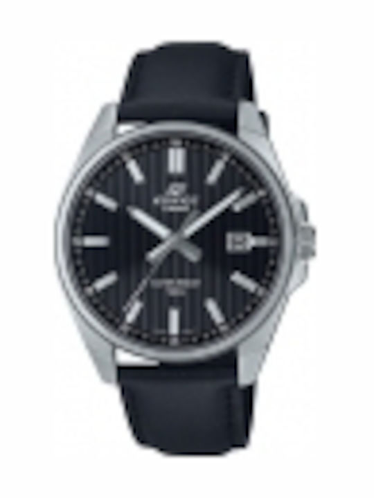 Casio Edifice Ρολόι Μπαταρίας με Δερμάτινο Λουράκι Casio Edifice Ρολόι Μπαταρίας με Δερμάτινο Λουράκι