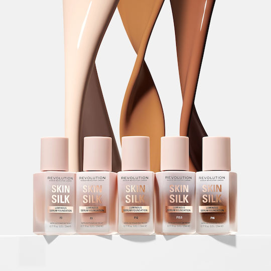 Makeup Revolution Silk Serum Foundation 23ml (различни нюанси) - F3