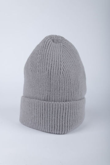 Beanie Feminin Căciulă Tricotat în culoarea Gri