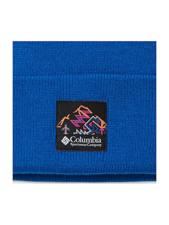 Columbia City Trek Heavyweight Beanie Unisex Căciulă Tricotat în culoarea Albastru