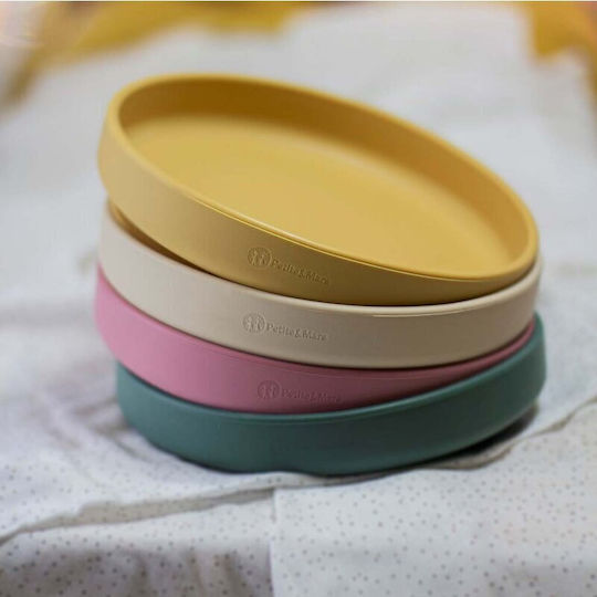 Petite & Mars Bol pentru copii din silicon Verde