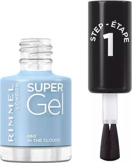 Rimmel Glossy Βερνίκι Νυχιών Μακράς Διαρκείας #060-in The Clouds 12ml