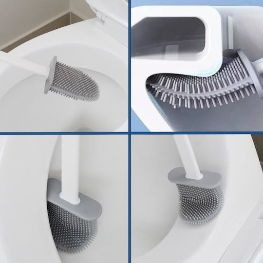 Kunststoff Badezimmer Toilettenbürste Weiß