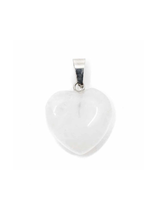 Quartz Heart Necklace