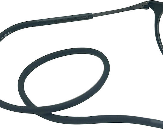 Lumia Optics Reading Glasses +1.50 with Magnet in Black color ESRBLACK1003150