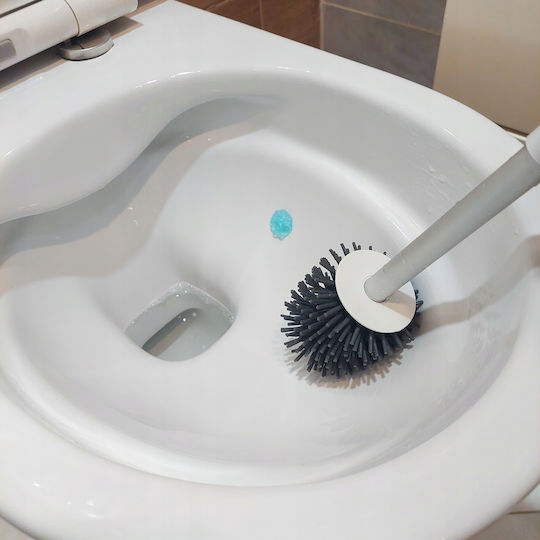 Inox Coș de gunoi pentru baie Alb