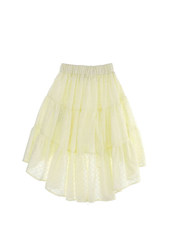 Skirt Monnalisa Broderie 175700 5908-0099 Girl