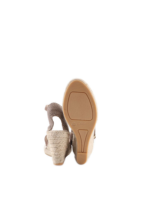 Plateauschuhe Macarena Carla30 CARLA30SE-TAUPE Damen Plateau