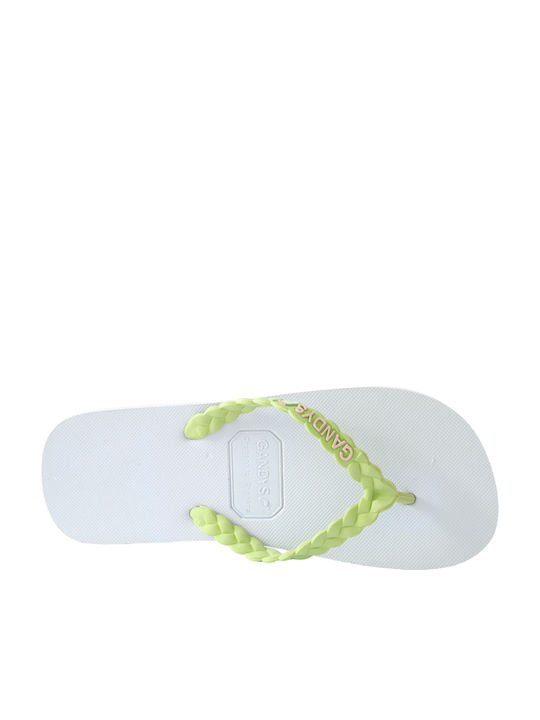 Flip-flops Gandys Rubber GLACIER-white-green Women's