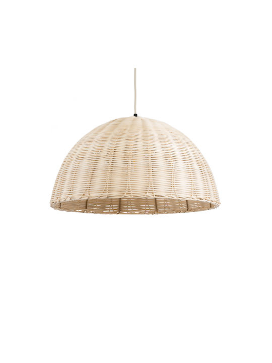 GloboStar Montana Deckenleuchte Beiges Boho Raster mit Lampenbirnensockel E27 50x25x25cm