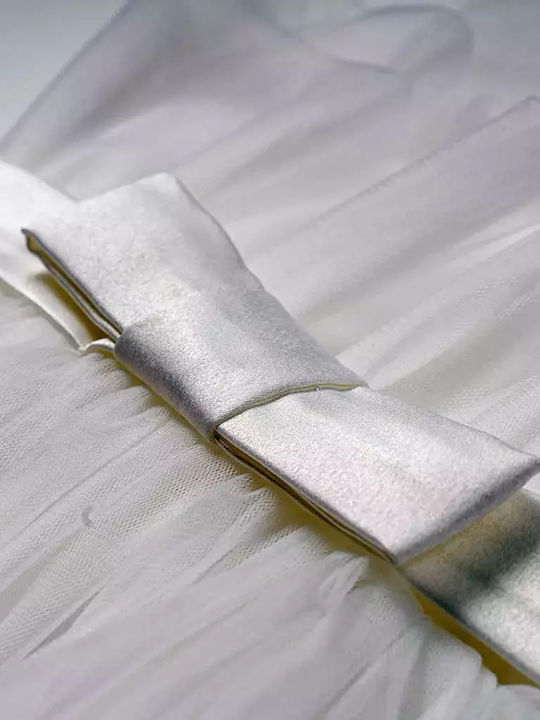 Παιδικό Φόρεμα Τούλινο Άσπρο