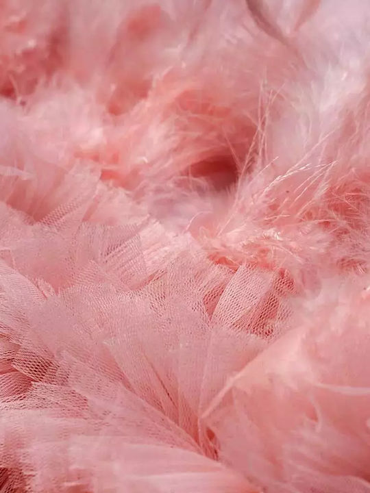 Детска Рокля Тюл Обикновени Pink