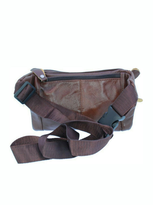 Annie Leather Leather Waist Bag Brown