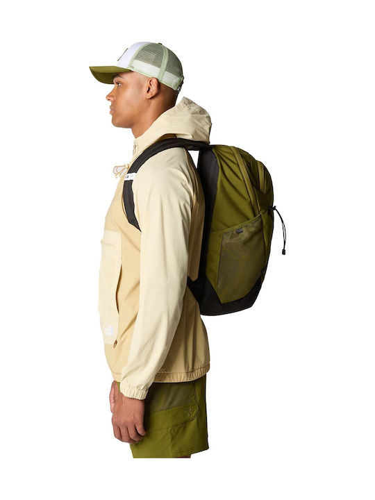 The North Face Rodey 27л Водоустойчива Раница В Цвят Горска Маслина/Ново Топъл Зелен/ТНФ Черно