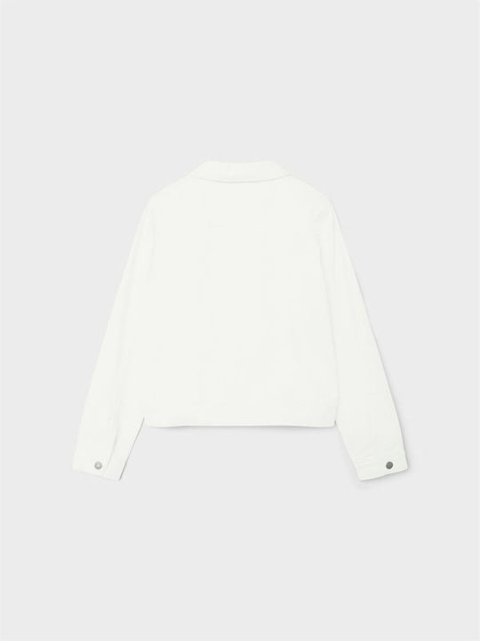 Kinder Jeansjacke White