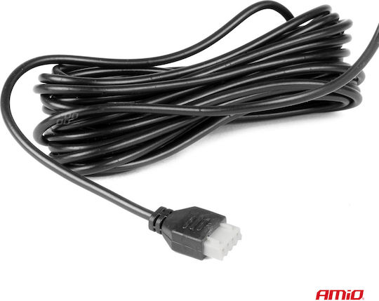 AMiO Car Parking System Back with Screen / Buzzer and 4 Sensors 18mm in Black Color