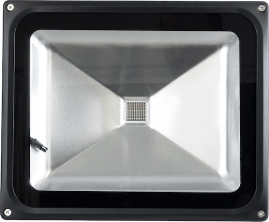 GloboStar Στεγανός Προβολέας LED 50W RGB με Τηλεχειριστήριο IP65