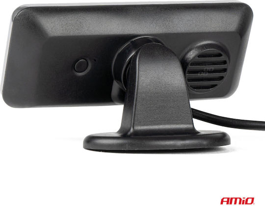 AMiO Car Parking System Back with Screen / Buzzer and 8 Sensors 21.5mm in Silver Color