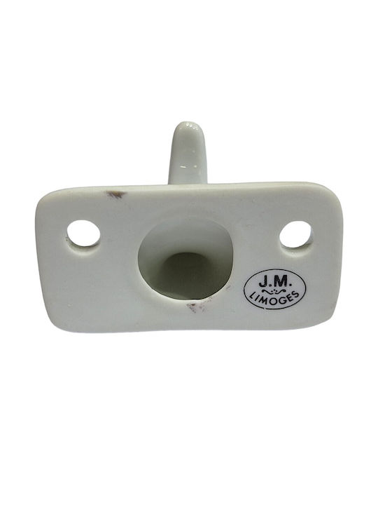 Agățătoare De Perete Din Polirosină Albă 6x3.8x3cm