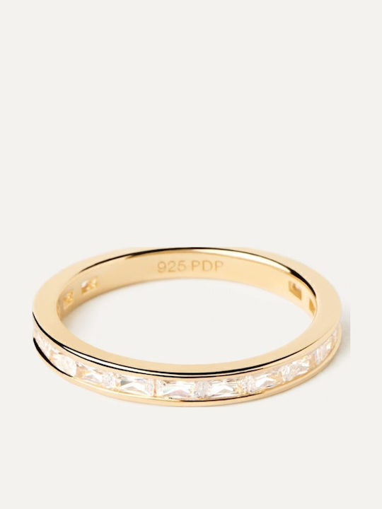 P D Paola Damen Silber Vergoldetes Ring